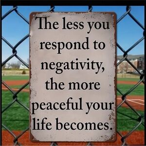 Inspirational Metal Sign